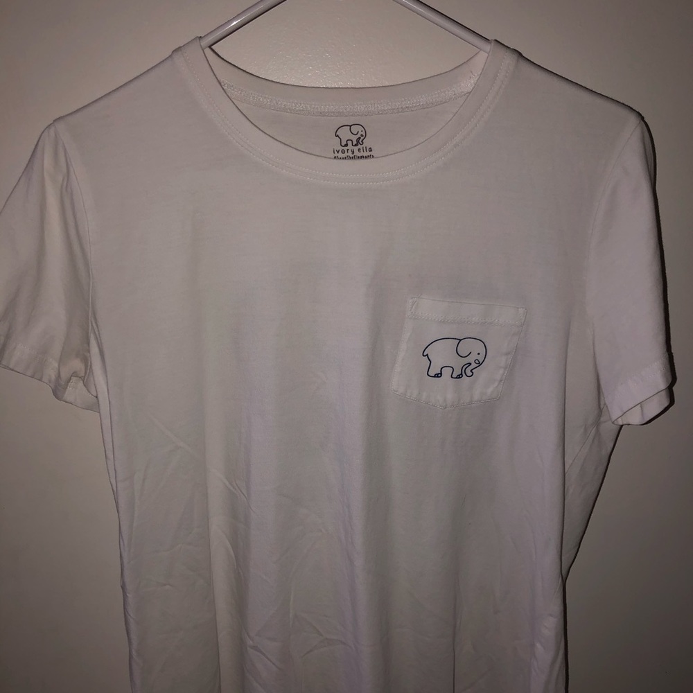 Red white & blue ivory ella t shirt